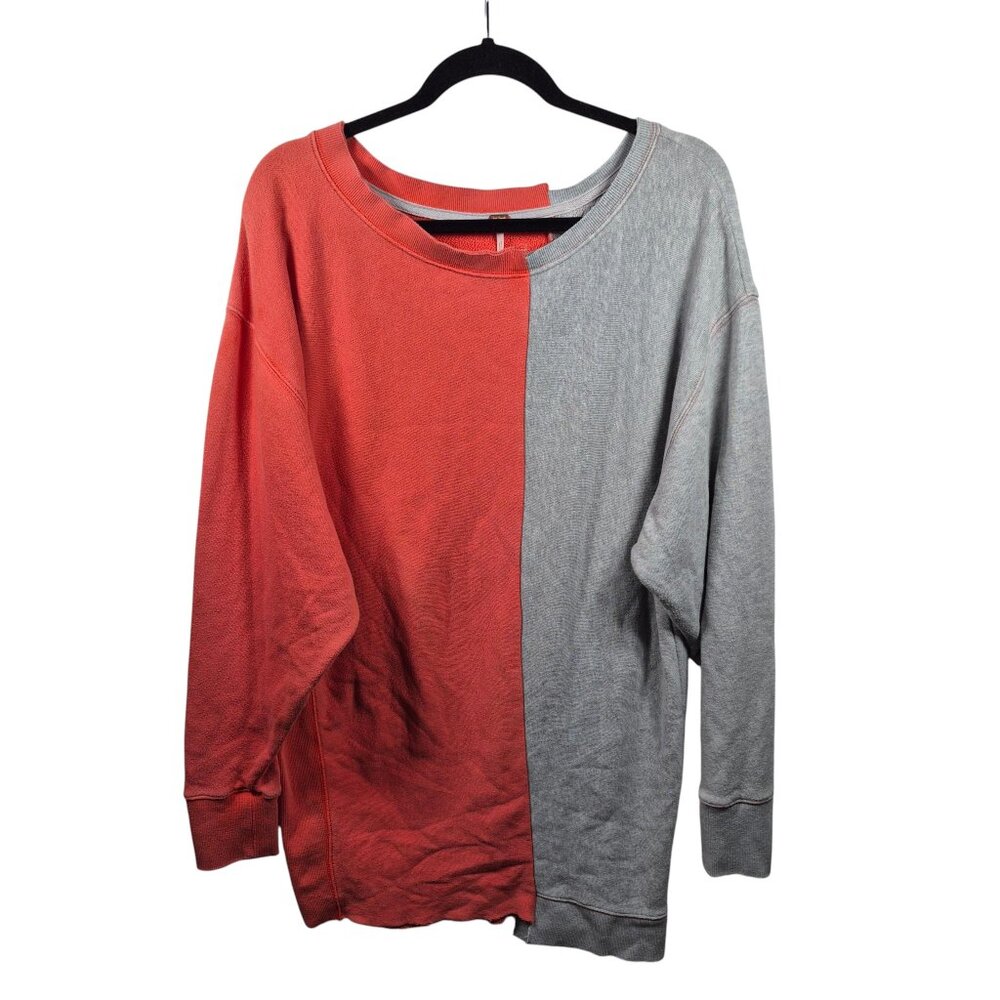 Free People Dress Womens Small Sweatshirt Oversized Long Sleeve Cozy Loungewear